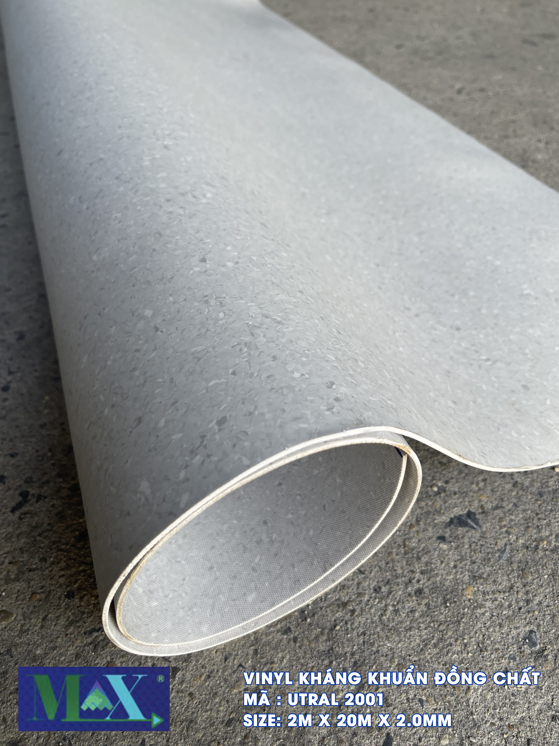 Thảm Vinyl kháng khuẩn đồng chất Utral 2.0mm363